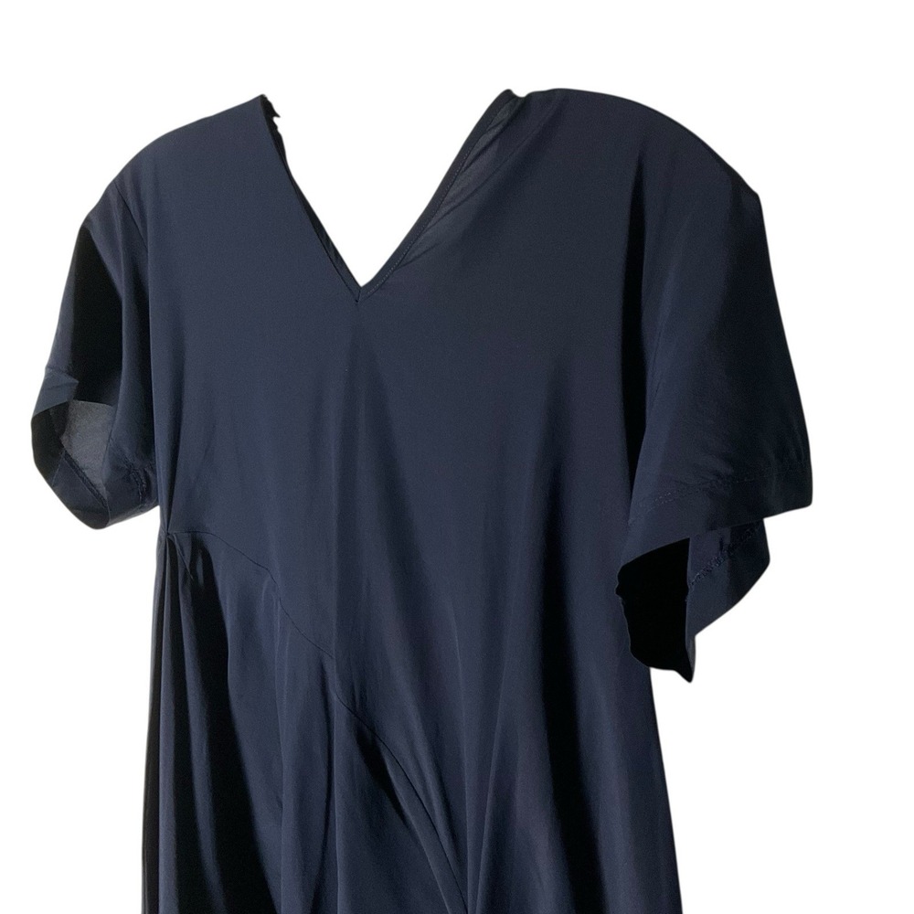 Proenza Schouler Sidney Dress Silk Blend Maxi Blue Size 2 $1390 *READ FLAW* - Picture 4 of 14